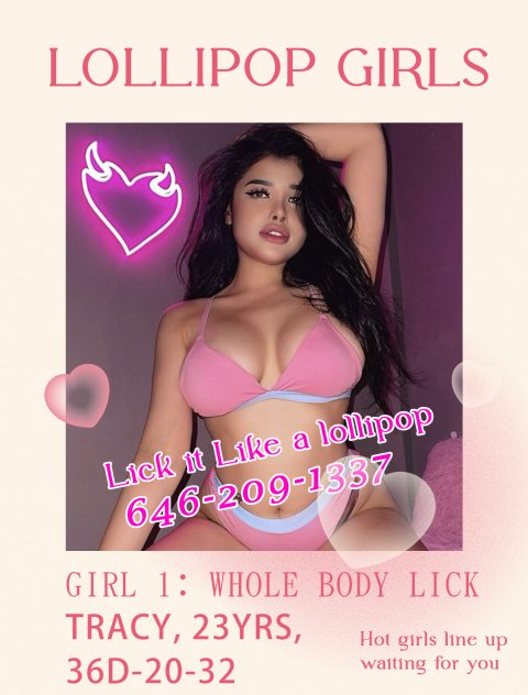 Horny cookie crazy for Lollipops Squeezing&Tickling 646-209-1337

